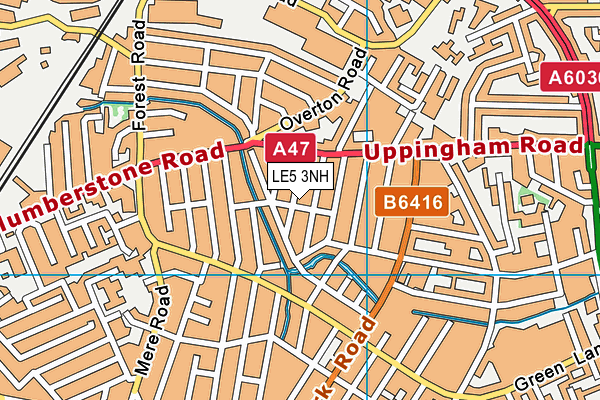 LE5 3NH map - OS VectorMap District (Ordnance Survey) LE5 3NH map - OS VectorMap District (Ordnance Survey)