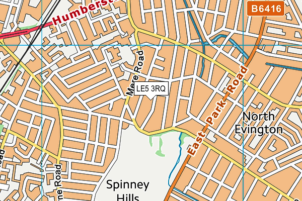 LE5 3RQ map - OS VectorMap District (Ordnance Survey) LE5 3RQ map - OS VectorMap District (Ordnance Survey)