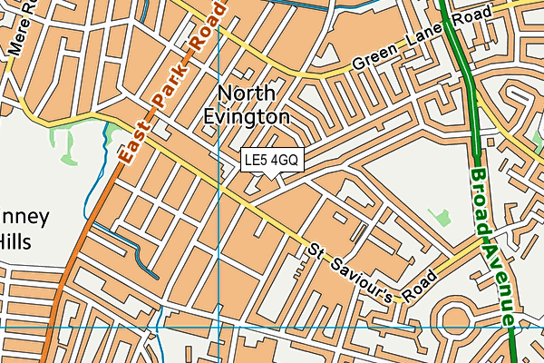 LE5 4GQ map - OS VectorMap District (Ordnance Survey) LE5 4GQ map - OS VectorMap District (Ordnance Survey)