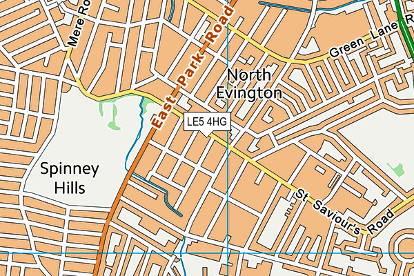 LE5 4HG map - OS VectorMap District (Ordnance Survey) LE5 4HG map - OS VectorMap District (Ordnance Survey)