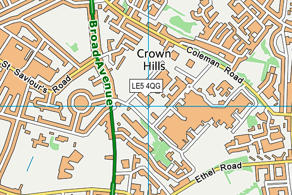 LE5 4QG map - OS VectorMap District (Ordnance Survey) LE5 4QG map - OS VectorMap District (Ordnance Survey)
