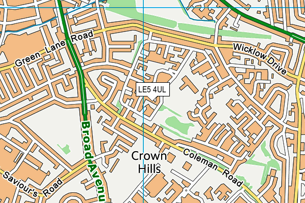 LE5 4UL map - OS VectorMap District (Ordnance Survey) LE5 4UL map - OS VectorMap District (Ordnance Survey)