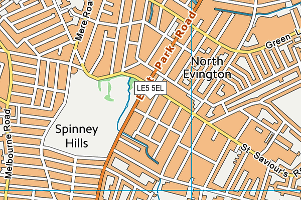 LE5 5EL map - OS VectorMap District (Ordnance Survey) LE5 5EL map - OS VectorMap District (Ordnance Survey)