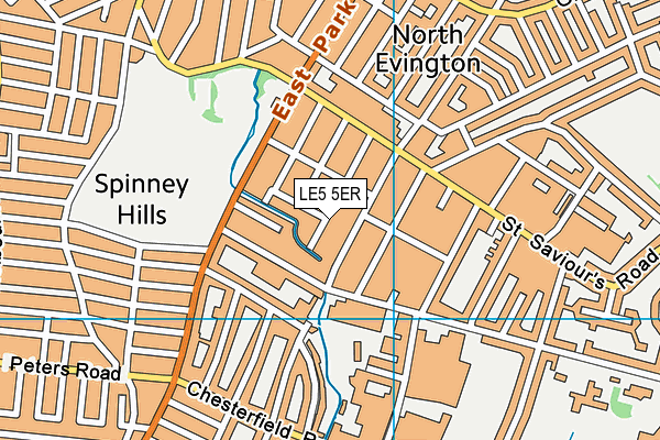 LE5 5ER map - OS VectorMap District (Ordnance Survey) LE5 5ER map - OS VectorMap District (Ordnance Survey)