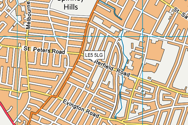 LE5 5LG map - OS VectorMap District (Ordnance Survey) LE5 5LG map - OS VectorMap District (Ordnance Survey)