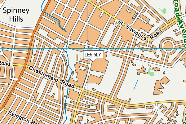 LE5 5LY map - OS VectorMap District (Ordnance Survey) LE5 5LY map - OS VectorMap District (Ordnance Survey)