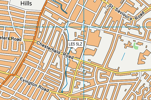 LE5 5LZ map - OS VectorMap District (Ordnance Survey) LE5 5LZ map - OS VectorMap District (Ordnance Survey)