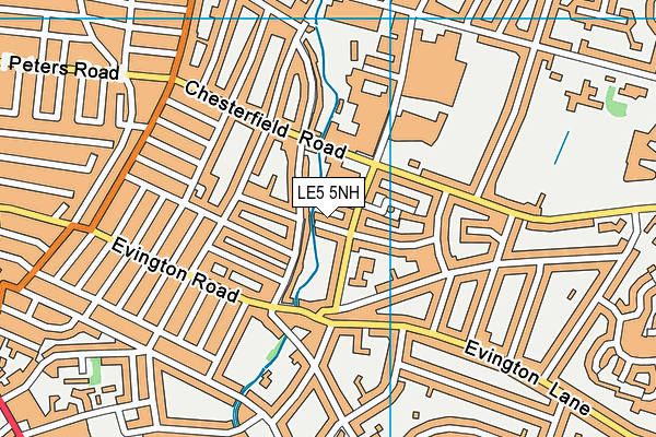 LE5 5NH map - OS VectorMap District (Ordnance Survey) LE5 5NH map - OS VectorMap District (Ordnance Survey)
