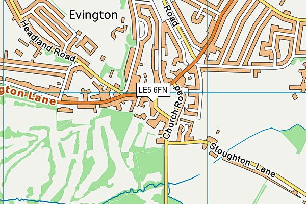 LE5 6FN map - OS VectorMap District (Ordnance Survey) LE5 6FN map - OS VectorMap District (Ordnance Survey)