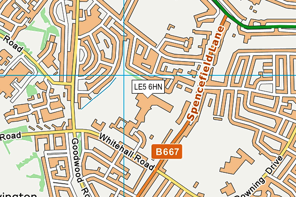 LE5 6HN map - OS VectorMap District (Ordnance Survey) LE5 6HN map - OS VectorMap District (Ordnance Survey)