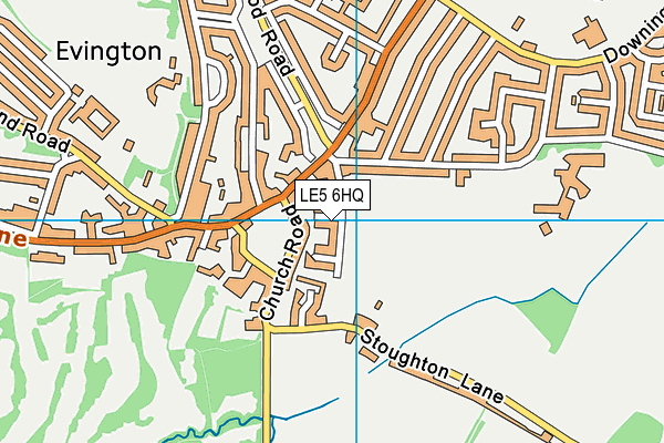 LE5 6HQ map - OS VectorMap District (Ordnance Survey) LE5 6HQ map - OS VectorMap District (Ordnance Survey)