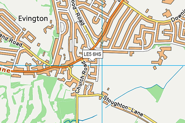LE5 6HS map - OS VectorMap District (Ordnance Survey) LE5 6HS map - OS VectorMap District (Ordnance Survey)