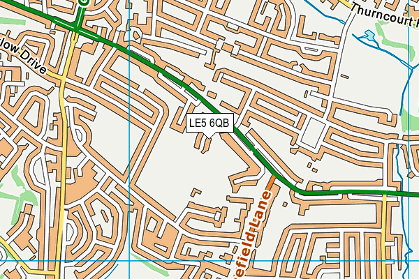LE5 6QB map - OS VectorMap District (Ordnance Survey) LE5 6QB map - OS VectorMap District (Ordnance Survey)