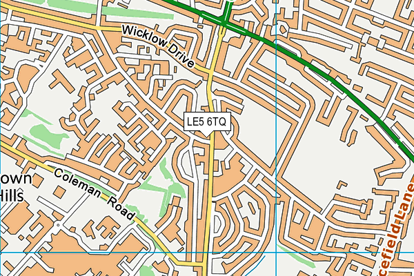 LE5 6TQ map - OS VectorMap District (Ordnance Survey) LE5 6TQ map - OS VectorMap District (Ordnance Survey)