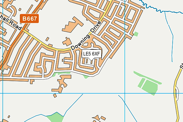 LE5 6XF map - OS VectorMap District (Ordnance Survey) LE5 6XF map - OS VectorMap District (Ordnance Survey)