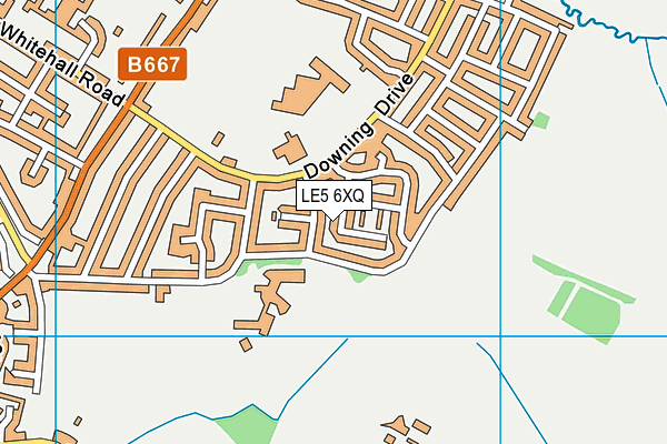 LE5 6XQ map - OS VectorMap District (Ordnance Survey) LE5 6XQ map - OS VectorMap District (Ordnance Survey)
