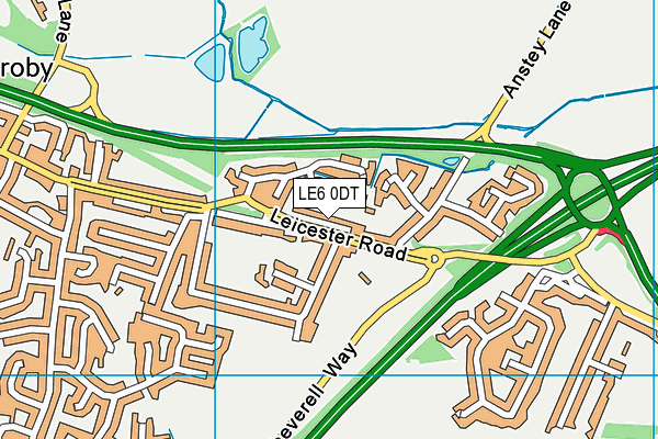 LE6 0DT map - OS VectorMap District (Ordnance Survey) LE6 0DT map - OS VectorMap District (Ordnance Survey)