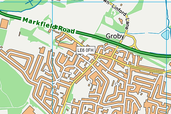 LE6 0FH map - OS VectorMap District (Ordnance Survey) LE6 0FH map - OS VectorMap District (Ordnance Survey)