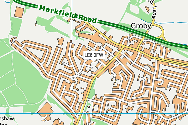 LE6 0FW map - OS VectorMap District (Ordnance Survey) LE6 0FW map - OS VectorMap District (Ordnance Survey)