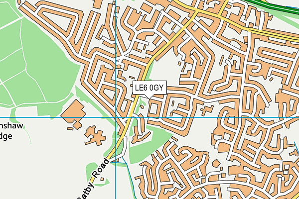 LE6 0GY map - OS VectorMap District (Ordnance Survey) LE6 0GY map - OS VectorMap District (Ordnance Survey)