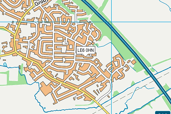 LE6 0HN map - OS VectorMap District (Ordnance Survey) LE6 0HN map - OS VectorMap District (Ordnance Survey)