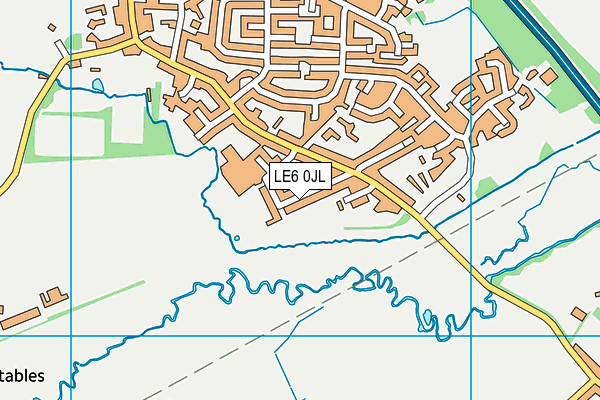 LE6 0JL map - OS VectorMap District (Ordnance Survey) LE6 0JL map - OS VectorMap District (Ordnance Survey)
