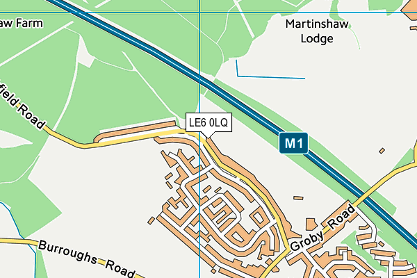 LE6 0LQ map - OS VectorMap District (Ordnance Survey) LE6 0LQ map - OS VectorMap District (Ordnance Survey)