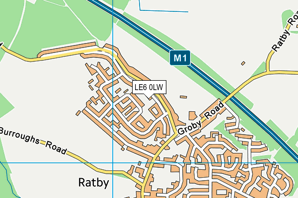 LE6 0LW map - OS VectorMap District (Ordnance Survey) LE6 0LW map - OS VectorMap District (Ordnance Survey)