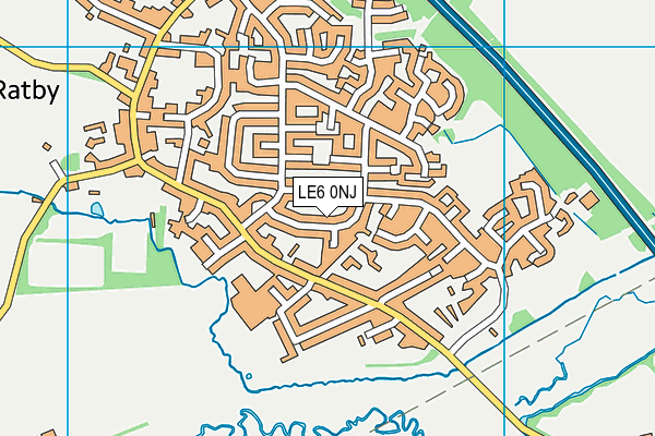 LE6 0NJ map - OS VectorMap District (Ordnance Survey) LE6 0NJ map - OS VectorMap District (Ordnance Survey)