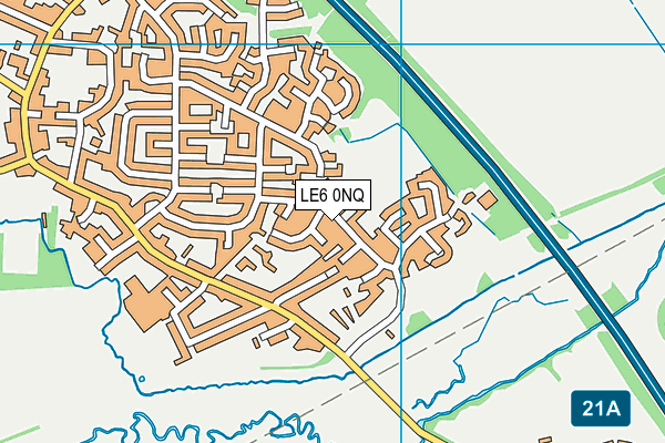 LE6 0NQ map - OS VectorMap District (Ordnance Survey) LE6 0NQ map - OS VectorMap District (Ordnance Survey)