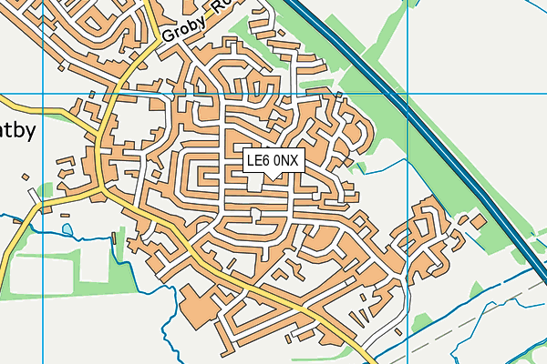 LE6 0NX map - OS VectorMap District (Ordnance Survey) LE6 0NX map - OS VectorMap District (Ordnance Survey)