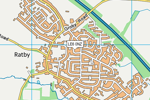 LE6 0NZ map - OS VectorMap District (Ordnance Survey) LE6 0NZ map - OS VectorMap District (Ordnance Survey)