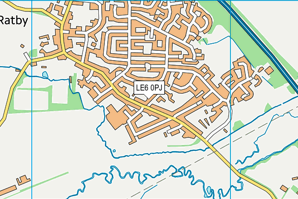 LE6 0PJ map - OS VectorMap District (Ordnance Survey) LE6 0PJ map - OS VectorMap District (Ordnance Survey)