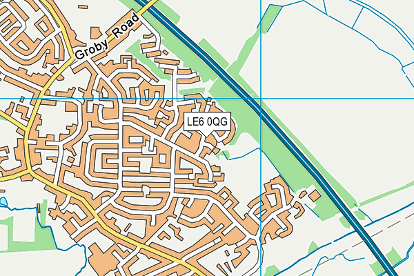 LE6 0QG map - OS VectorMap District (Ordnance Survey) LE6 0QG map - OS VectorMap District (Ordnance Survey)