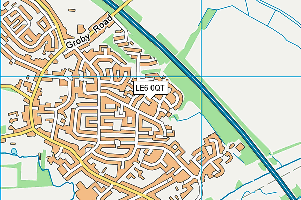 LE6 0QT map - OS VectorMap District (Ordnance Survey) LE6 0QT map - OS VectorMap District (Ordnance Survey)