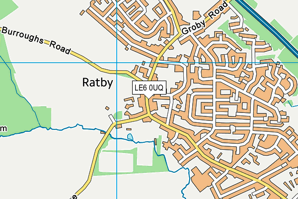 LE6 0UQ map - OS VectorMap District (Ordnance Survey) LE6 0UQ map - OS VectorMap District (Ordnance Survey)