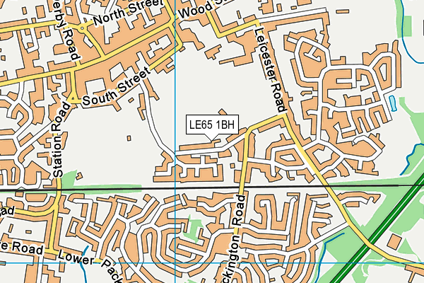LE65 1BH map - OS VectorMap District (Ordnance Survey) LE65 1BH map - OS VectorMap District (Ordnance Survey)