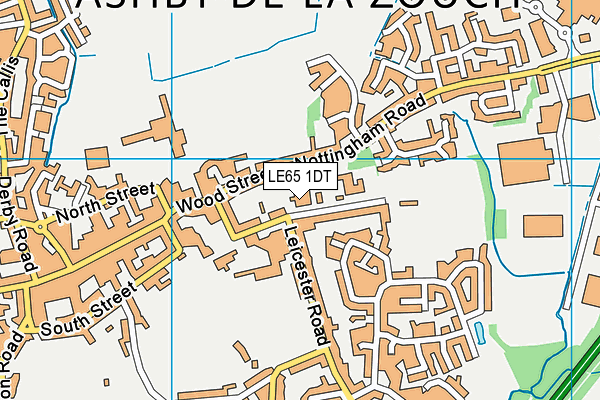LE65 1DT map - OS VectorMap District (Ordnance Survey) LE65 1DT map - OS VectorMap District (Ordnance Survey)