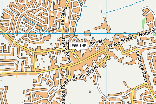 LE65 1HB map - OS VectorMap District (Ordnance Survey) LE65 1HB map - OS VectorMap District (Ordnance Survey)