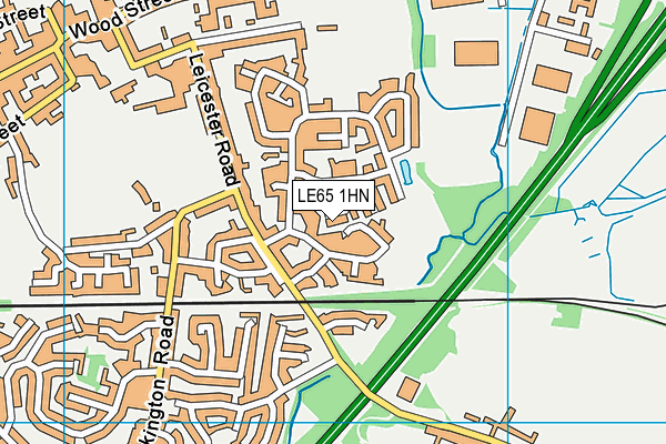 LE65 1HN map - OS VectorMap District (Ordnance Survey) LE65 1HN map - OS VectorMap District (Ordnance Survey)