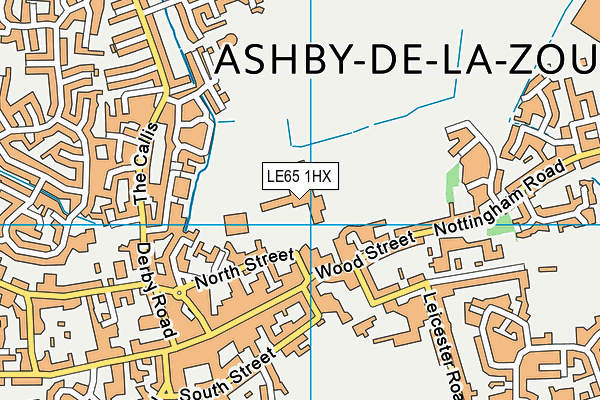 LE65 1HX map - OS VectorMap District (Ordnance Survey) LE65 1HX map - OS VectorMap District (Ordnance Survey)