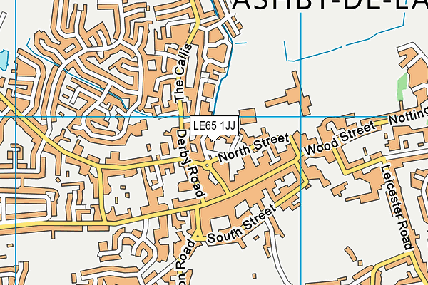 LE65 1JJ map - OS VectorMap District (Ordnance Survey) LE65 1JJ map - OS VectorMap District (Ordnance Survey)