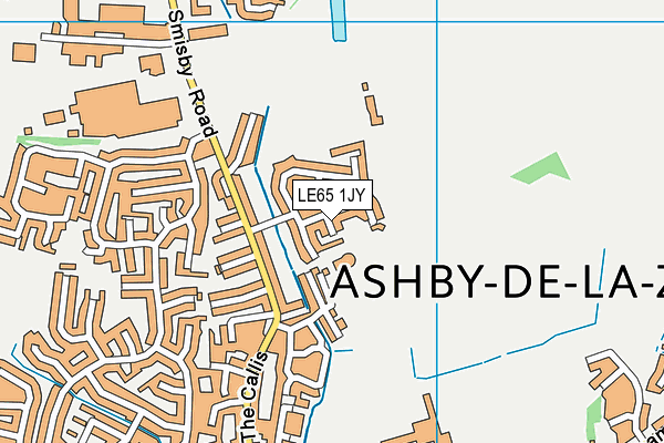 LE65 1JY map - OS VectorMap District (Ordnance Survey) LE65 1JY map - OS VectorMap District (Ordnance Survey)