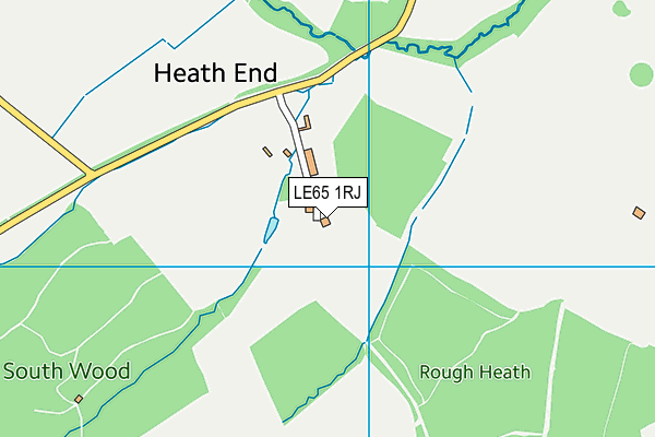 LE65 1RJ map - OS VectorMap District (Ordnance Survey) LE65 1RJ map - OS VectorMap District (Ordnance Survey)