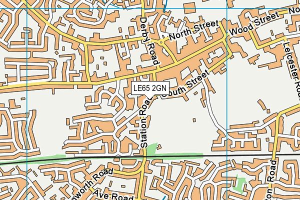 LE65 2GN map - OS VectorMap District (Ordnance Survey) LE65 2GN map - OS VectorMap District (Ordnance Survey)