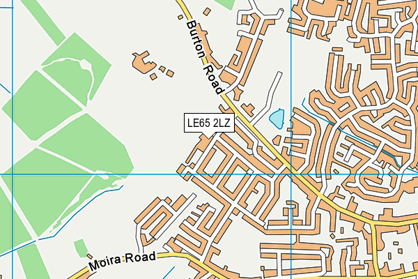 LE65 2LZ map - OS VectorMap District (Ordnance Survey) LE65 2LZ map - OS VectorMap District (Ordnance Survey)