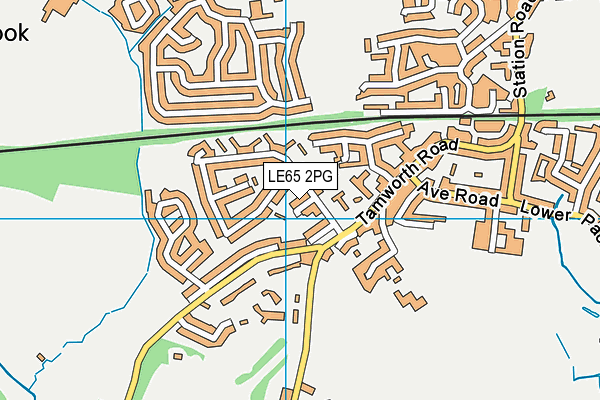 LE65 2PG map - OS VectorMap District (Ordnance Survey) LE65 2PG map - OS VectorMap District (Ordnance Survey)
