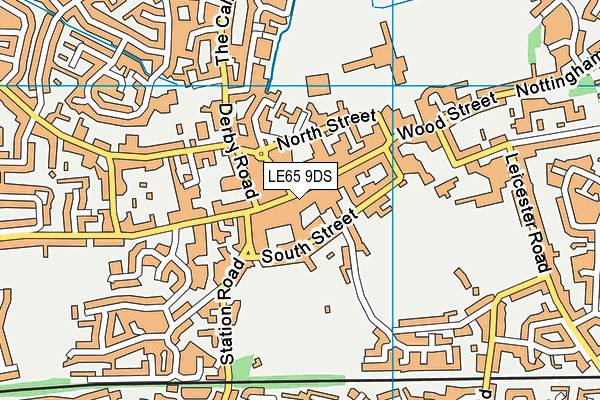 LE65 9DS map - OS VectorMap District (Ordnance Survey) LE65 9DS map - OS VectorMap District (Ordnance Survey)