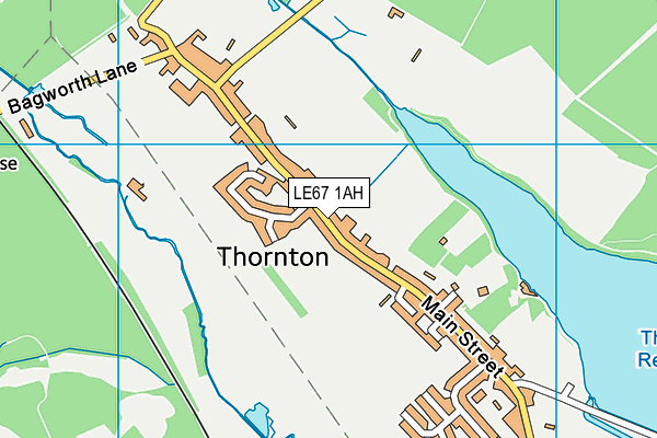 LE67 1AH map - OS VectorMap District (Ordnance Survey) LE67 1AH map - OS VectorMap District (Ordnance Survey)