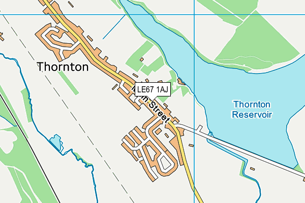 LE67 1AJ map - OS VectorMap District (Ordnance Survey) LE67 1AJ map - OS VectorMap District (Ordnance Survey)